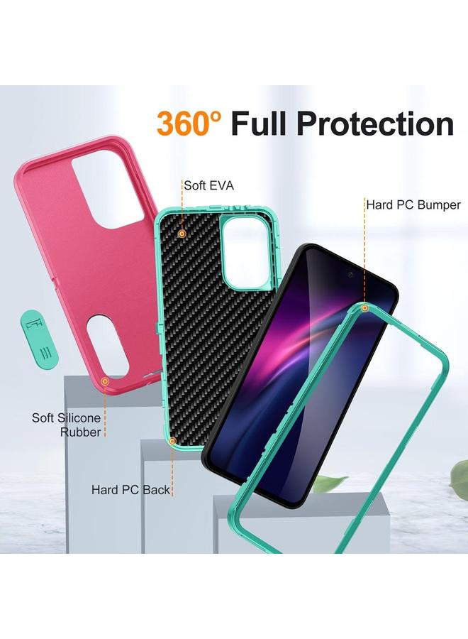 اس-توب جراب لهاتف Samsung Galaxy A56 5G جراب هاتف هجين من السيليكون المتين مع حامل - Image 4