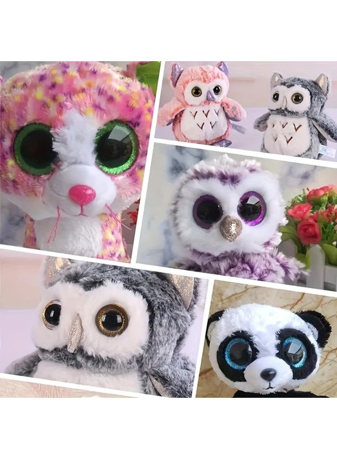 عيون السلامة البنية مقاس 12 مم لحيوانات الدبدوب المحشوة DIY إكسسوارات حرف دمى 20 قطعة - Image 4