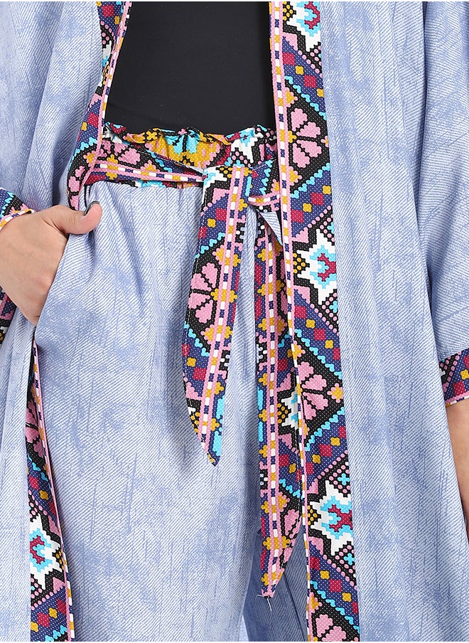 Red Circle Women's Triangle Kimono Suit  - Image 4