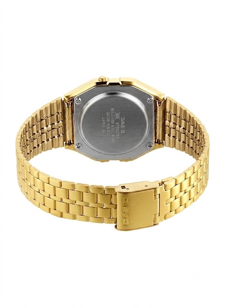 Casio A159WA Unisex Digital Watch – Stainless Steel Band with Alarm, Stopwatch & LED Light – 33.2 mm - Image 2