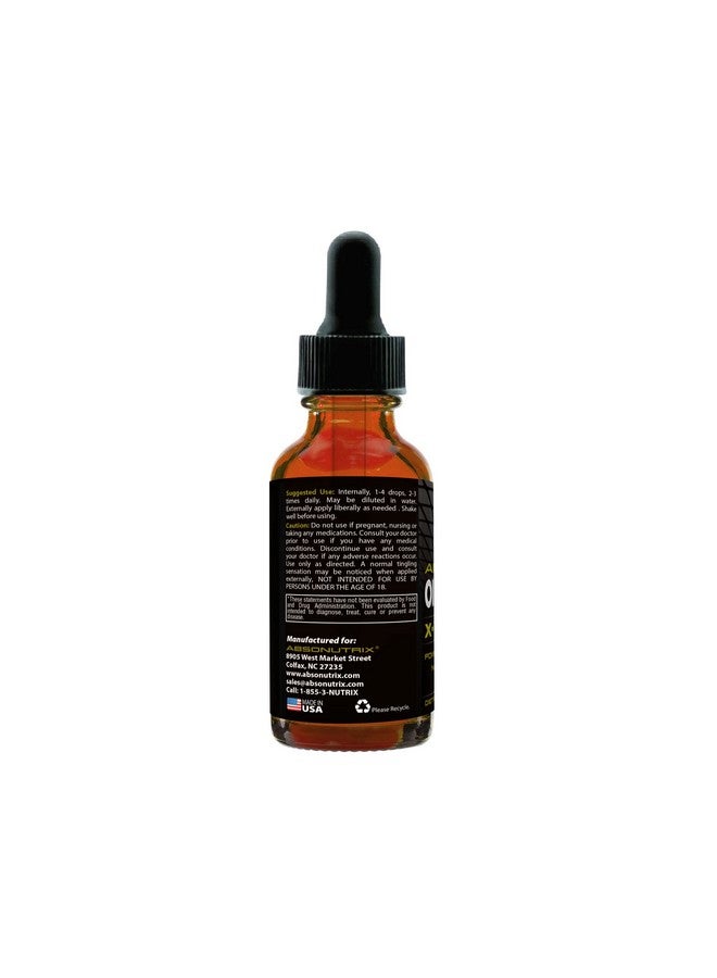 Absonutrix Oil of Oregano 43 mg, 540 Servings, 2 Oz Bottle, High Bioavailability, 85% Carvacrol Oil, Quick Absorption, Potent Ingredients, Cruelty-Free, Third-Party Tested, Non-GMO, Made in USA - Image 3