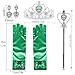 Yosbabe Princess Tiana Costume Dress up Accessories for Girls Cosplay Accessories Christmas Gifts Set Gloves Crown Necklace Wand Earrings Ring Princess Accessories for Girls - Image 4