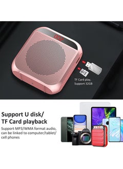 GNAFOTU Voice Amplifier with Wired Microphone Headset, Portable Rechargeable PA System Speaker Personal Microphone Speech Amplifier, Loudspeaker for Teachers, Tour Guides, Coaches, Metting, Yoga, Fitness  - Image 3