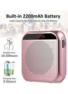 GNAFOTU Voice Amplifier with Wired Microphone Headset, Portable Rechargeable PA System Speaker Personal Microphone Speech Amplifier, Loudspeaker for Teachers, Tour Guides, Coaches, Metting, Yoga, Fitness  - Image 4