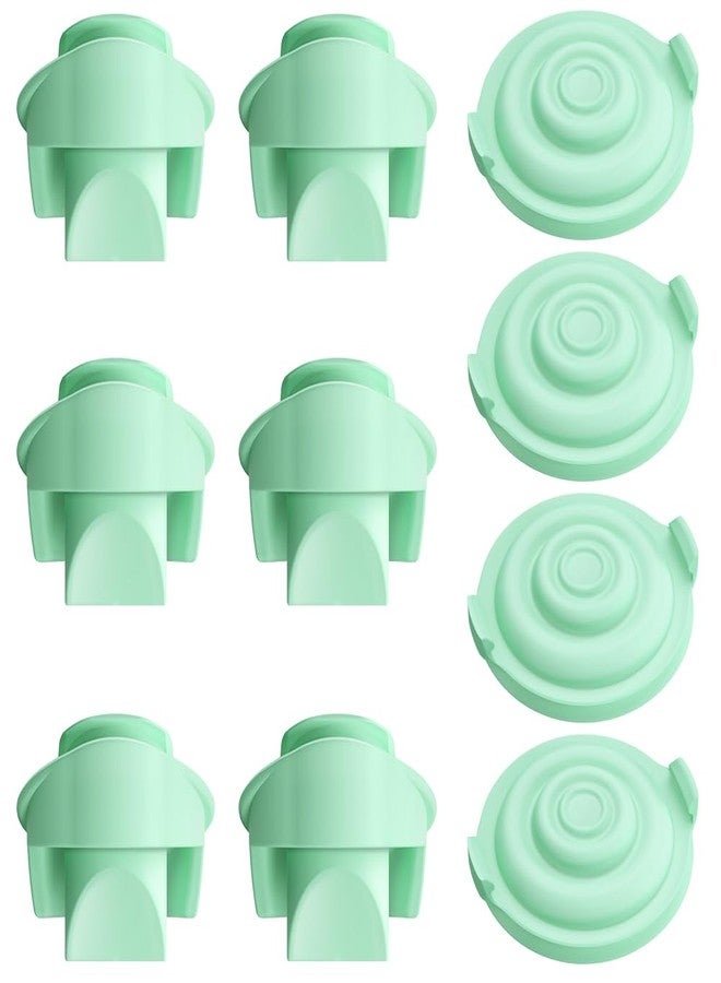 IVARONAL 6pcs Duckbill Valves and 4pcs Pump Seals Diaphragm Compatible with Elvie Breast Pump, Replace for Elvie Pump Valves and Diaphragm, Pump Seal Used for Original Flange - Image 1