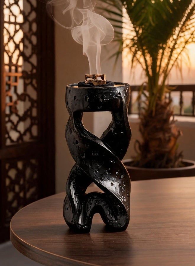 Aroma Diffuser Incense Burner Spiral Ribbon Design – European Style Desktop Living Room Decor Ornament Home Accessories - Image 1