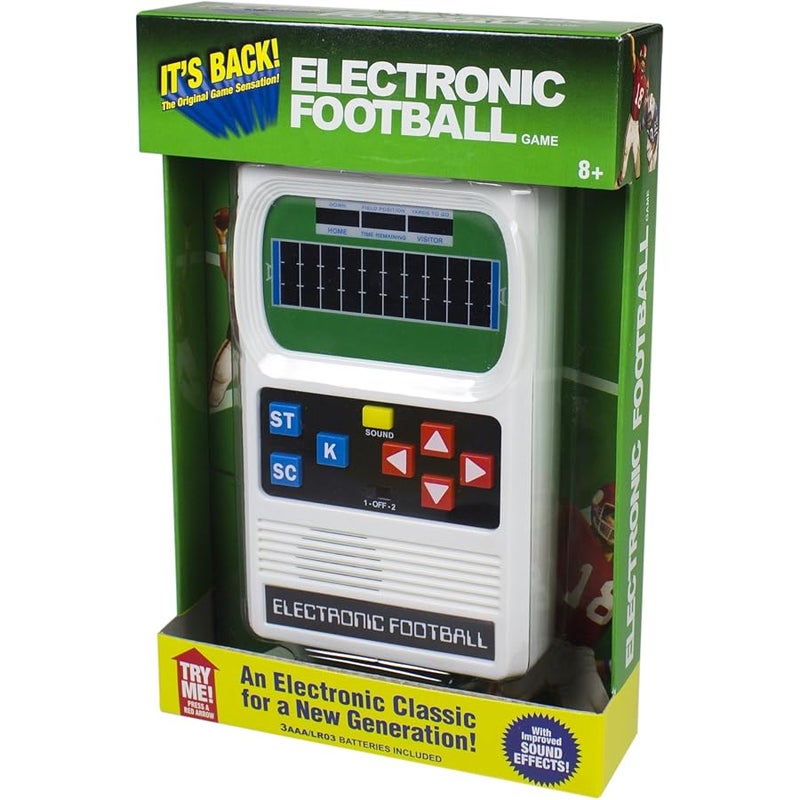 Basic Fun Classic, Retro Handheld Football Electronic Game, One Size Fits All - Image 2
