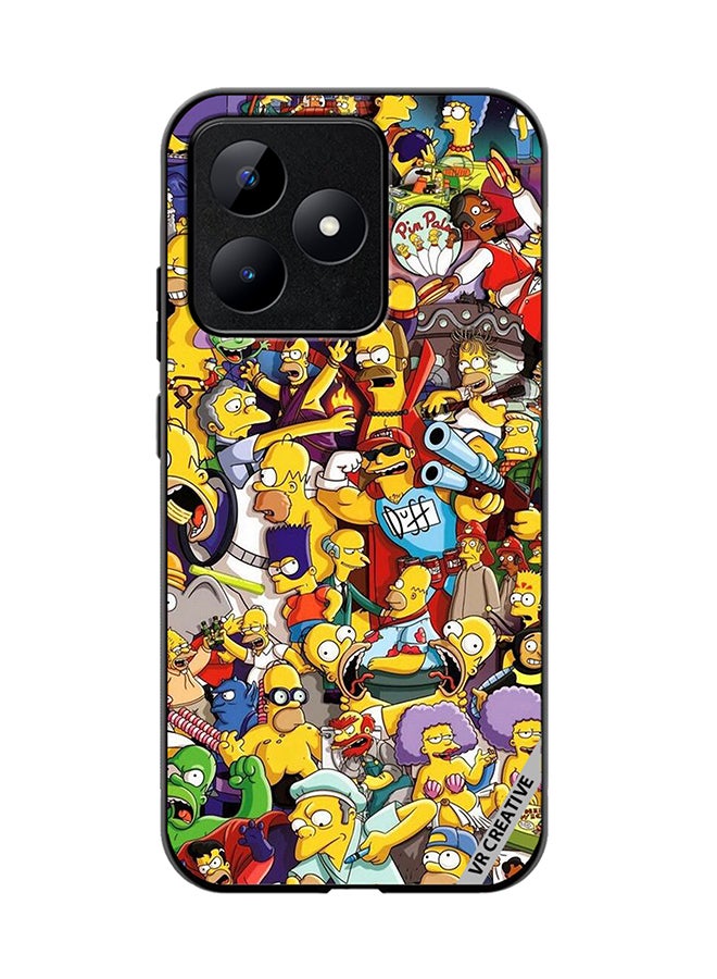 VR CREATIVE Protective Case Cover For Realme C53 Simpsons Design Multicolour - Image 1
