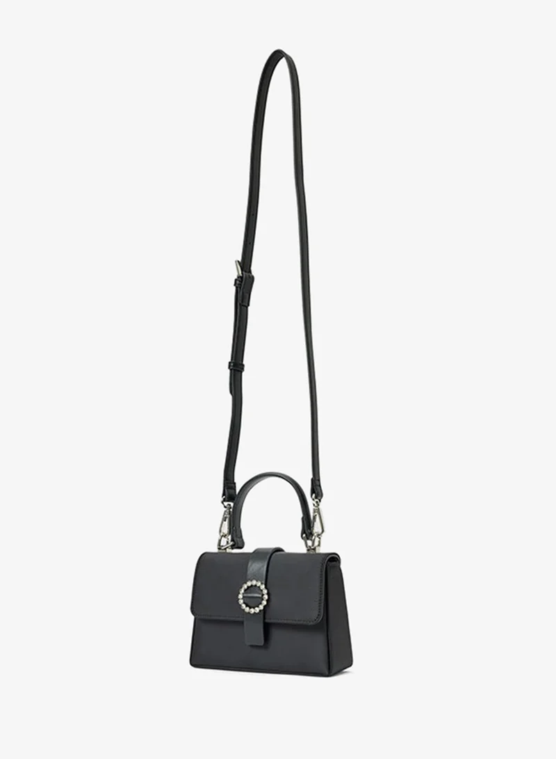 Forever New Donna Diamante Buckle Top Handle
