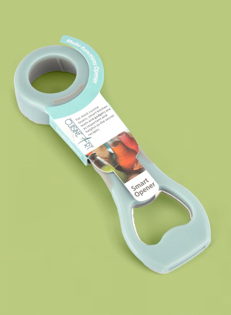 Cuisine Art Dual smart bottle opener for cap screw top and ring pull bottles  - Image 4