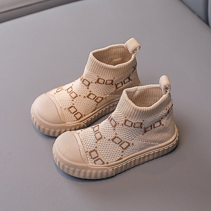 Mesh Sneakers Lightweight Flexible Sole Walking Shoes For Kids Indoor And Outdoor Activities - Image 1