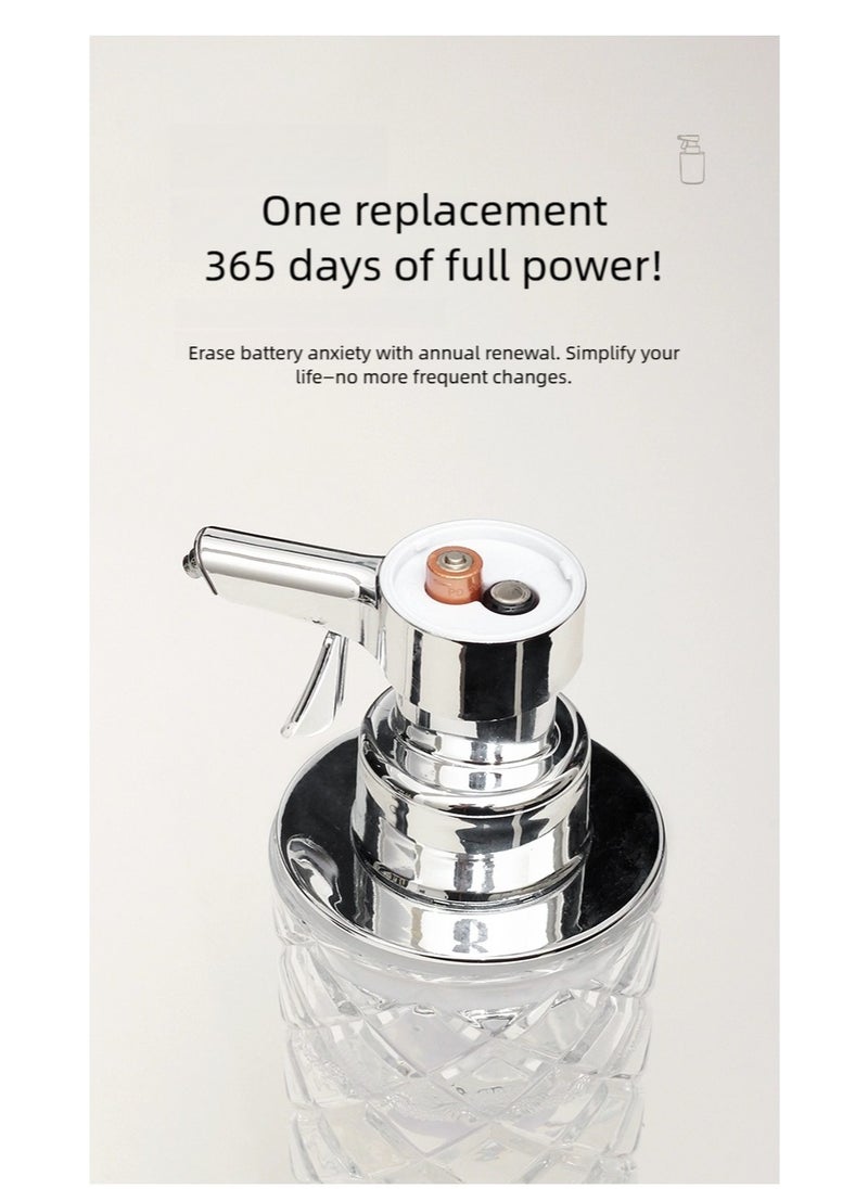 Automatic Foam Soap Dispenser - Bathroom/Kitchen Soap Dispenser with Adjustable Foaming System Countertop Soap Dispenser