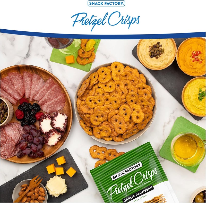 Snack Factory Garlic Parmesan Pretzel Crisps 7.2oz - Image 4