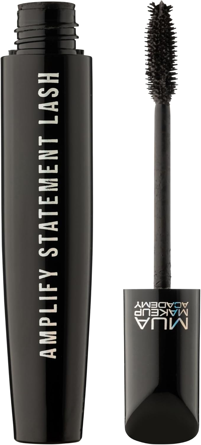 MUA Makeup Academy Amplify Mascara Black Brown Vegan Cruelty Free