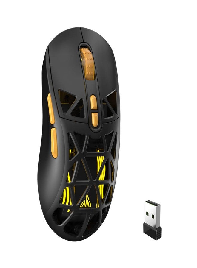 CORBOBO SOLAKAKA SM802 Wireless Gaming Mouse,24,000 DPI Max,Tri-Mode 2.4GHz/BT/Wired USB Rechargeable Gamer Mouse with RGB,Programmable Macro Buttons,68g Lightweight Computer Mouse for Laptop/PC/Mac - Image 1