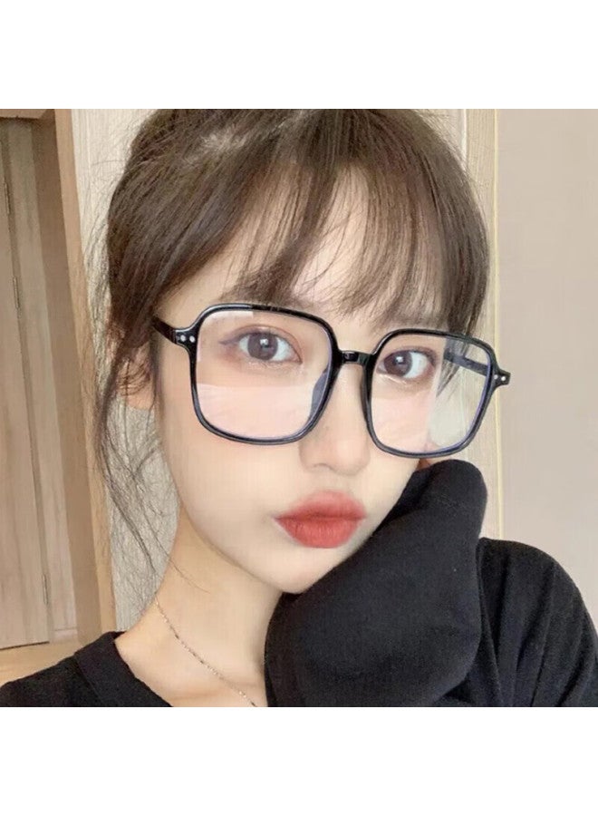 Fall in love Love At First Sight Blue Light Blocking Radiation Protection Glasses Unisex Oversized Clear Lens Glasses Mobile Phone Glasses Frame 8599 Black - Image 4