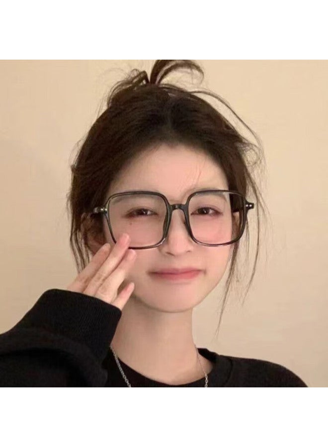 Fall in love Love At First Sight Blue Light Blocking Radiation Protection Glasses Unisex Oversized Clear Lens Glasses Mobile Phone Glasses Frame 8599 Black - Image 3
