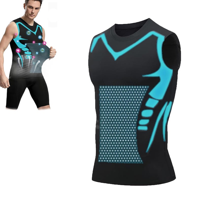 New Version Ionic Shaping Vest - Energxcell Ionic Shaping Vest Crewneck Slimming Compression Tank - Image 2