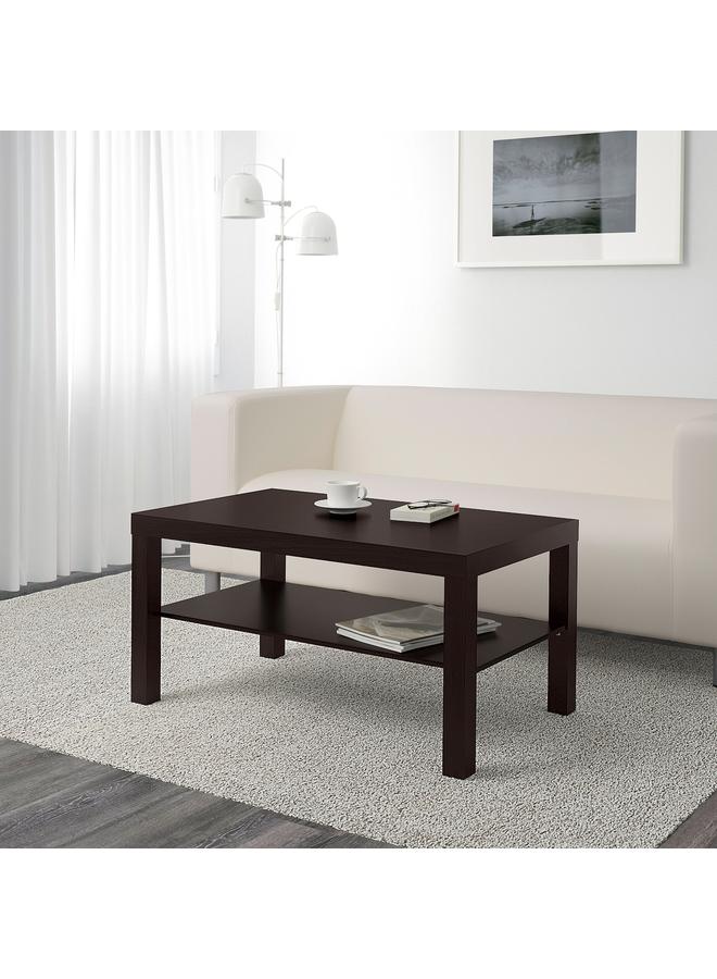 erorex Coffee Table, Black-Brown, 90X55 Cm - Image 2