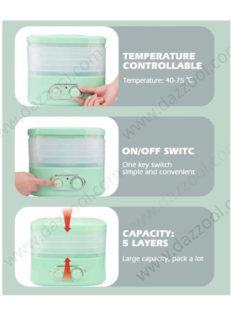 DSP DSP Food Dehydrator 5 Layers 240W KA9003  - Image 3