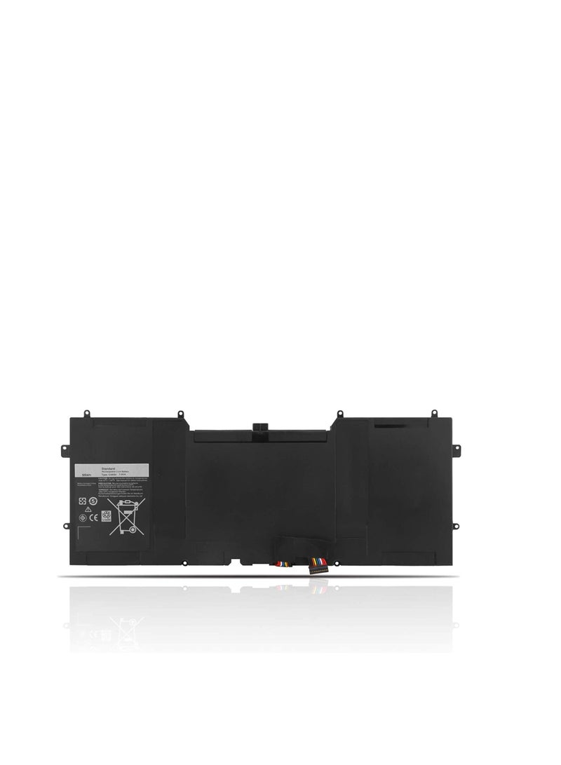Terabyte استبدال بطارية الكمبيوتر المحمول C4K9V 3H76R 489XN PKH18 لجهاز Dell XPS 12 9Q33 -L221X 13 9333 Ultrabook 13 XPS13 13-L321X 13-L322X XPS L321X L322X Series (7.4) V 55Wh)  - Image 1