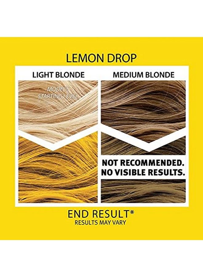 SPLAT Lemon Drop Semipermanent Hair Color (Yellow) Complete Kit With Bleach & Gloves - Image 4