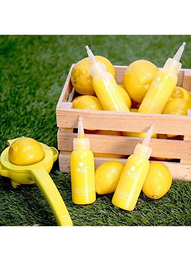 SPLAT Lemon Drop Semipermanent Hair Color (Yellow) Complete Kit With Bleach & Gloves - Image 5