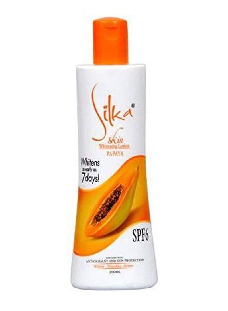 Silka لوشن تبييض البابايا بعامل حماية من أشعة الشمس SPF6