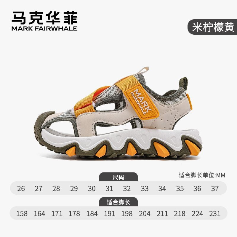 Mark Fairwhale Outdoor Casual Shoes 2025 Hollow Versatile Soft Sole Beach Sandals For Boys And Girls - Image 1