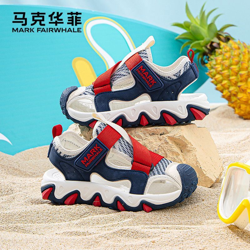 Mark Fairwhale Outdoor Casual Shoes 2025 Hollow Versatile Soft Sole Beach Sandals For Boys And Girls - Image 2