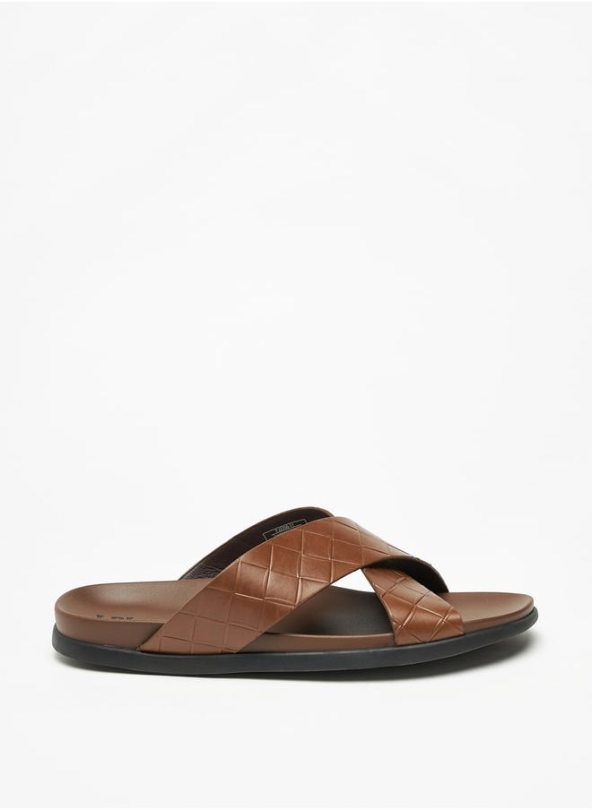 LBL by Shoexpress Textured Slip-On Arabic Sandals  - Image 3