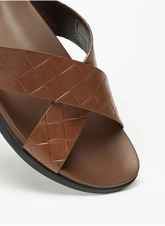 ال بي ال من شو اكسبرس Textured Slip-On Arabic Sandals