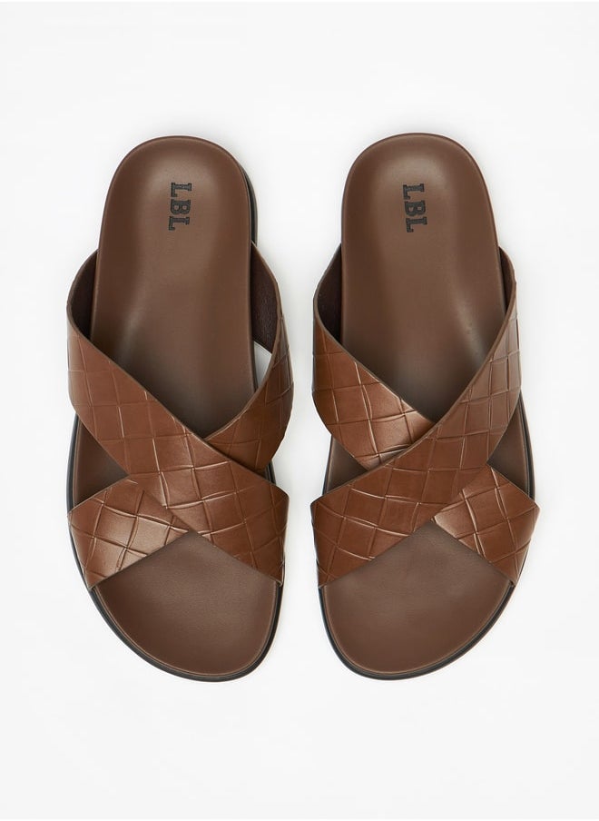 LBL by Shoexpress Textured Slip-On Arabic Sandals  - Image 2
