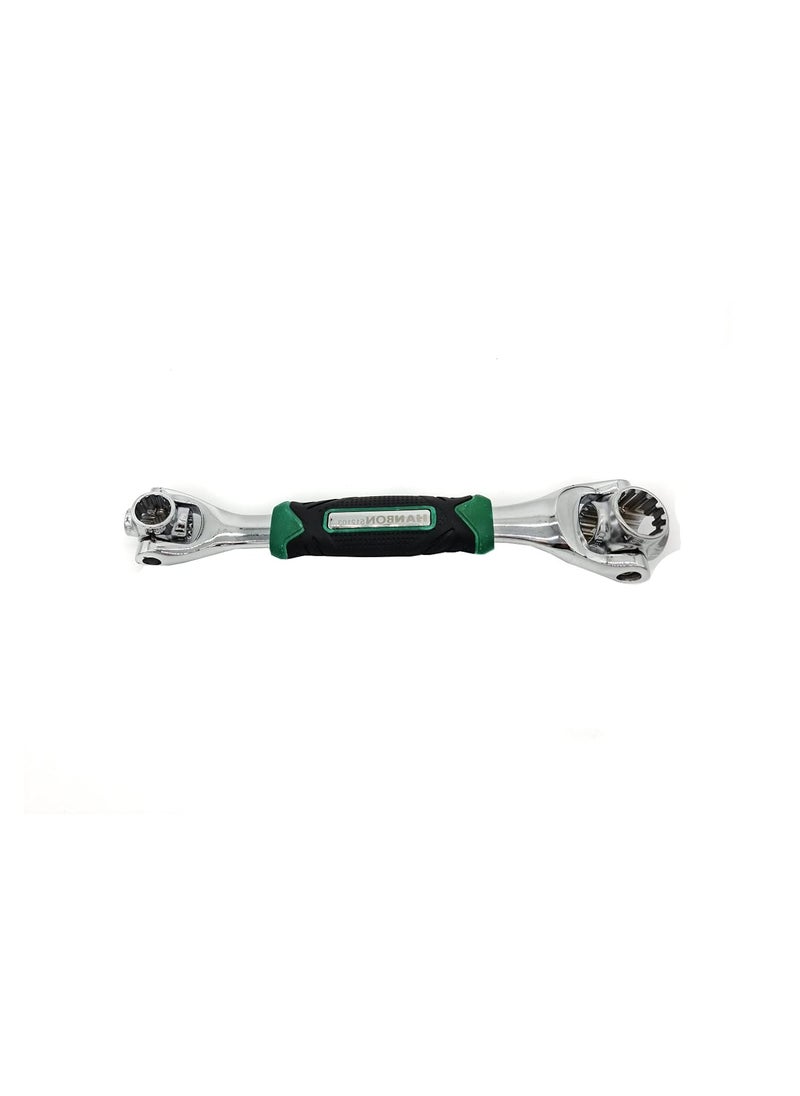 ANYM - ANYM 8 in 1 Magnet Socket Wrench Multi Function Rotatable Repairing Hand Tool - Image 1