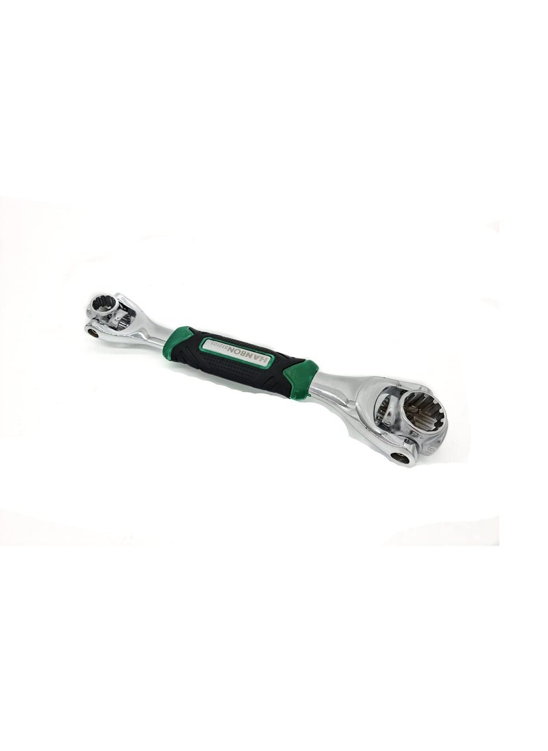ANYM - ANYM 8 in 1 Magnet Socket Wrench Multi Function Rotatable Repairing Hand Tool - Image 1