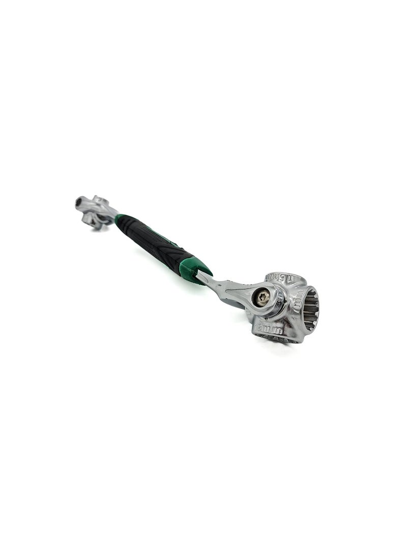 ANYM - ANYM 8 in 1 Magnet Socket Wrench Multi Function Rotatable Repairing Hand Tool - Image 1