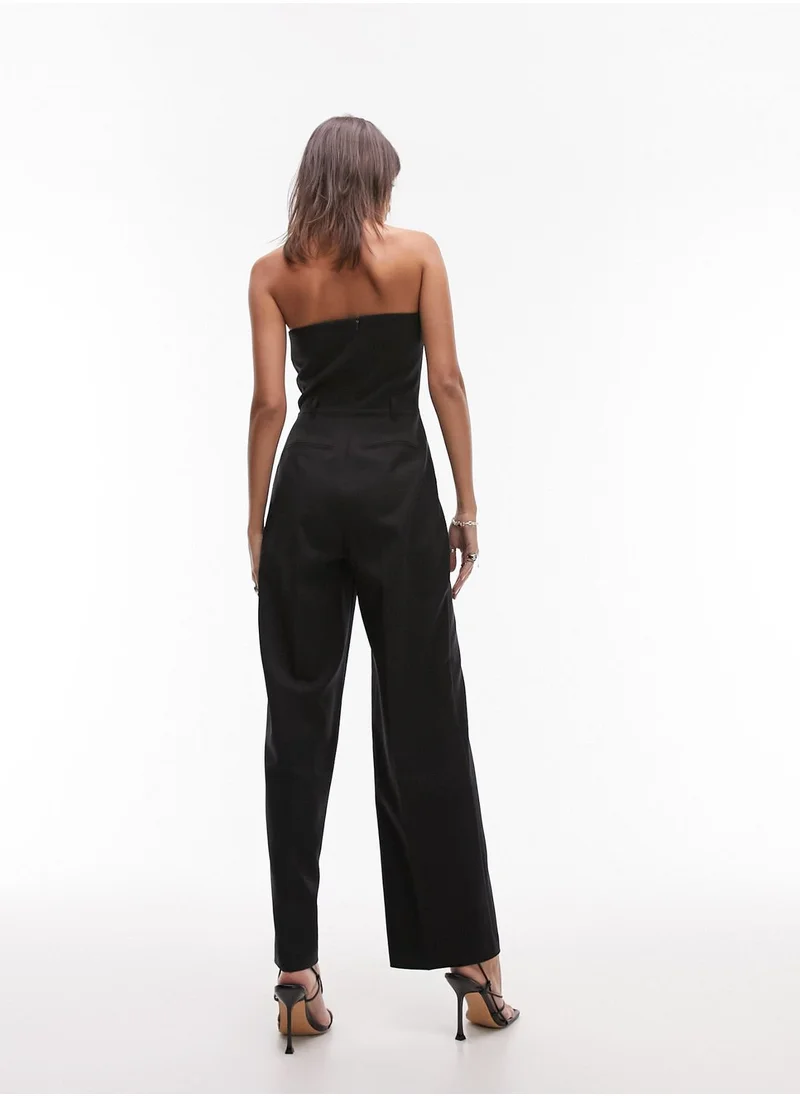 TOPSHOP Bardot Knitted Jumpsuit