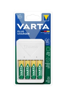 VARTA Plug Charger , 240V , comprises 4 charger models compatible with 2 or 4 rechargeable batteries in all common sizes AAA, AA,  - Image 2
