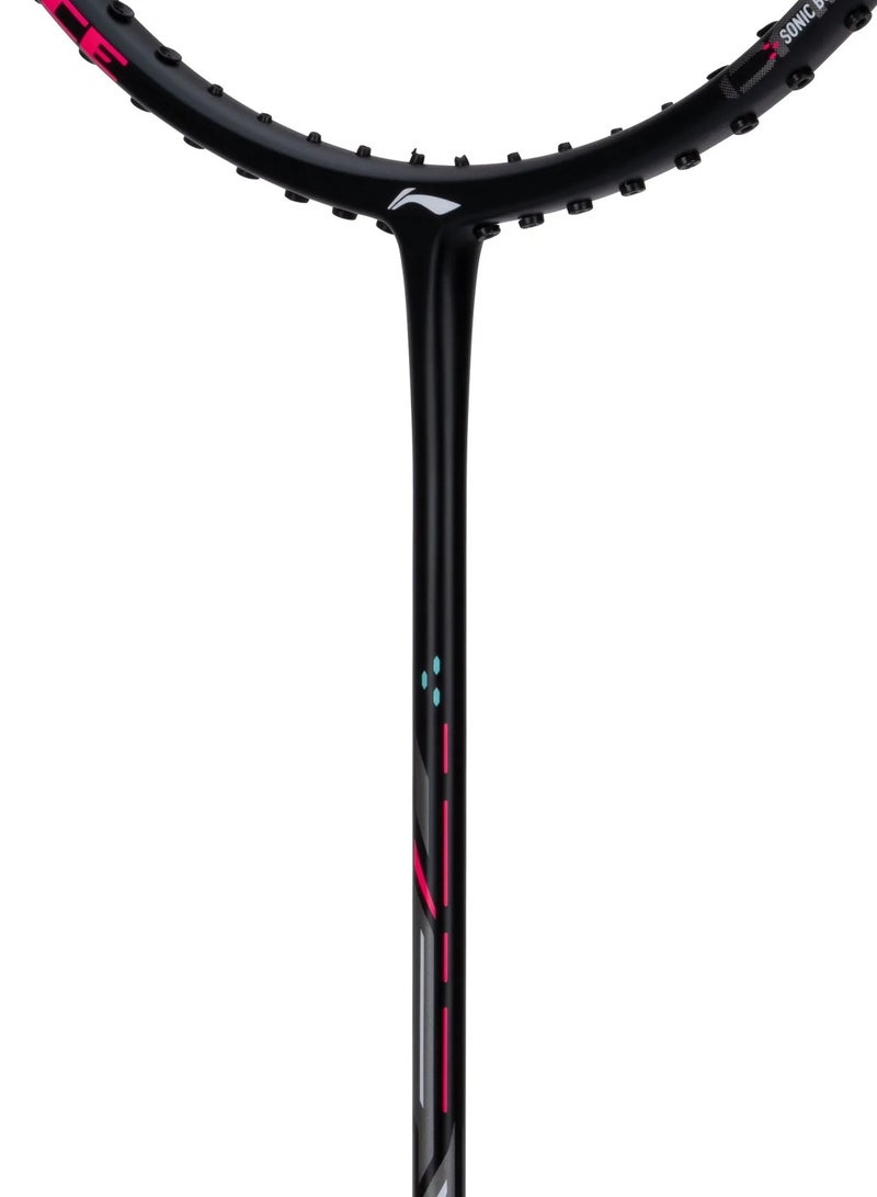 Li-Ning Axforce Cannon 4U Badminton Racket Unstrung (Black) - Image 3