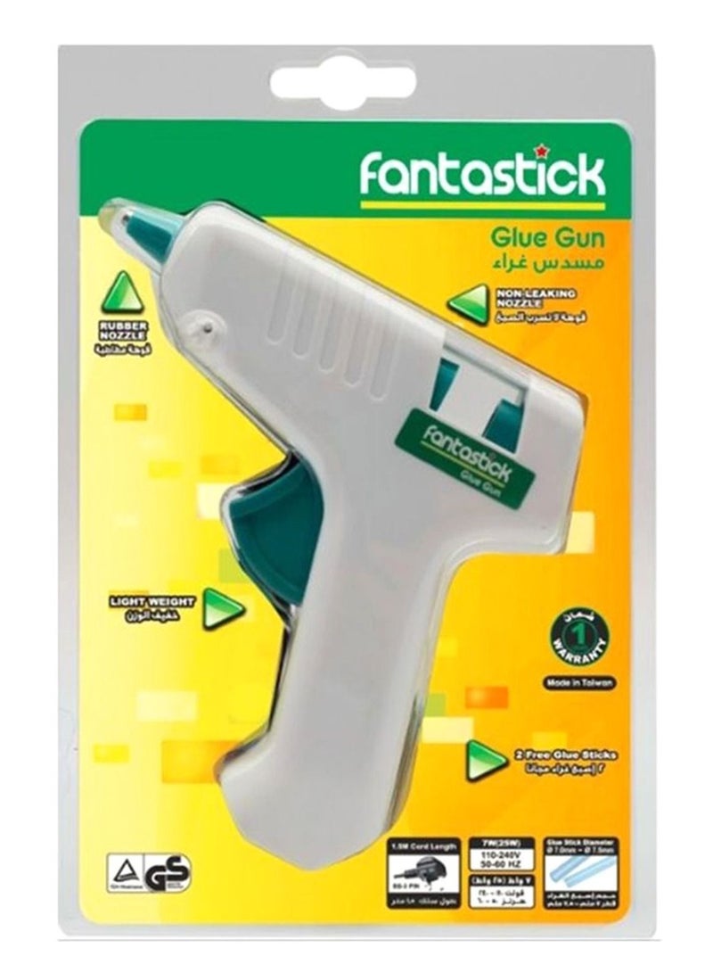 فانتاستيك مسدس غراء حراري فانتاستك – قدرة 25 واط – مع 12 عصا غراء - Image 1