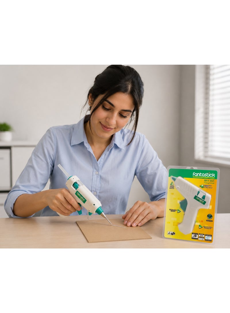 Fantastick Hot Glue Gun 25W with Glue Sticks – Fantastick Fast Heating Adhesive Gun for DIY Crafts, School Projects, Office & Home Repairs - Image 2