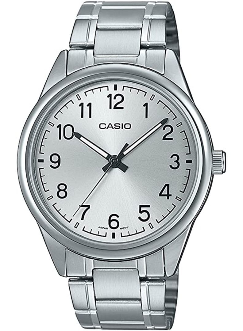 كاسيو Casio Analog Silver Dial Men's Watch - MTP-V005D-7B4UDF - Image 1
