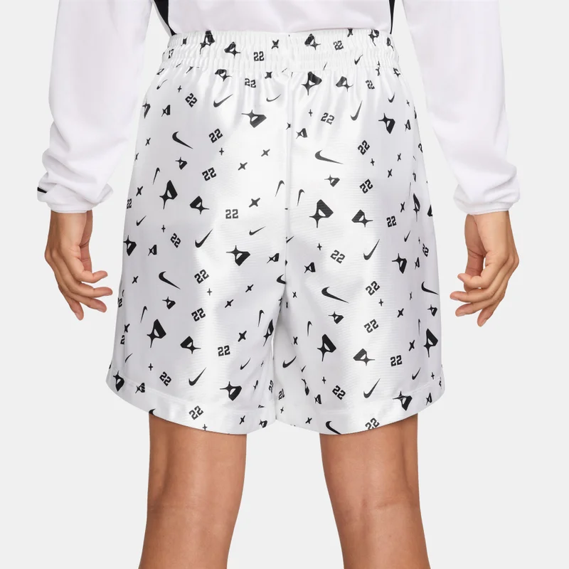 Nike White Women's A'ja Wilson Dri-FIT Basketball Shorts for Women | Best Price UAE