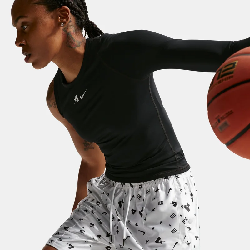 Nike White Women's A'ja Wilson Dri-FIT Basketball Shorts for Women | Best Price UAE