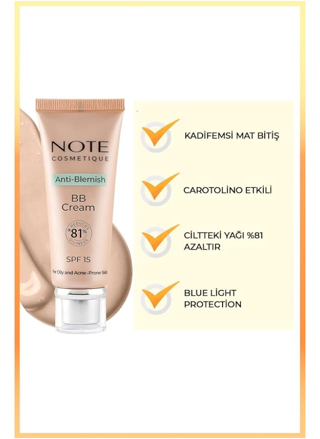 NOTE COSMETIQUE Note Bb Cream Anti-Blemish - 03 Natural Beige  - Image 5