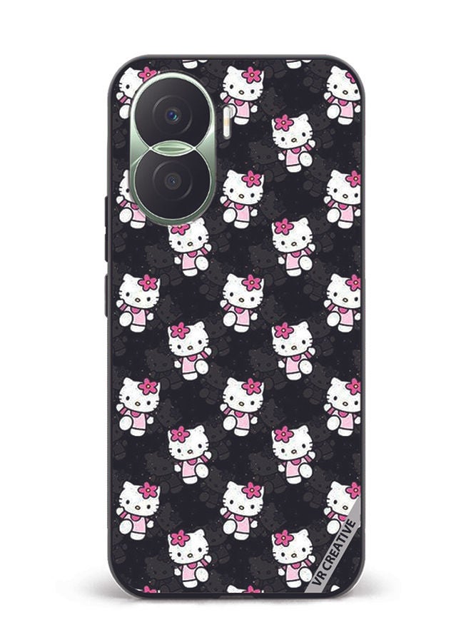 VR CREATIVE Protective Case Cover For Honor Play7T Pro Hello Kitty Design Multicolour - Image 1