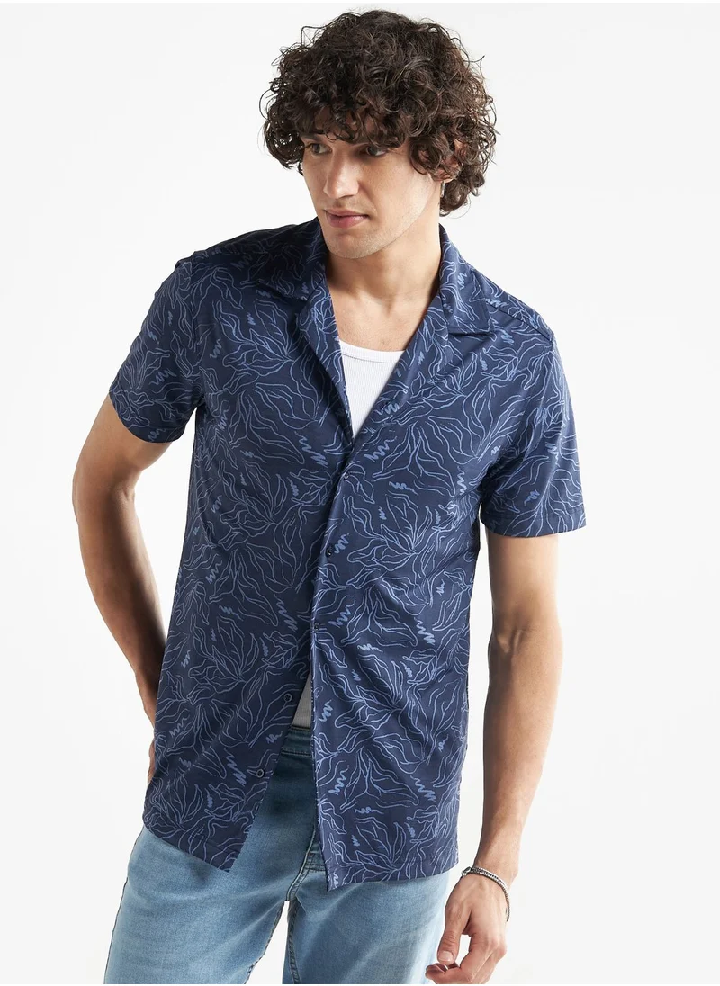 فاف Floral Print  Regular
  Fit Shirts