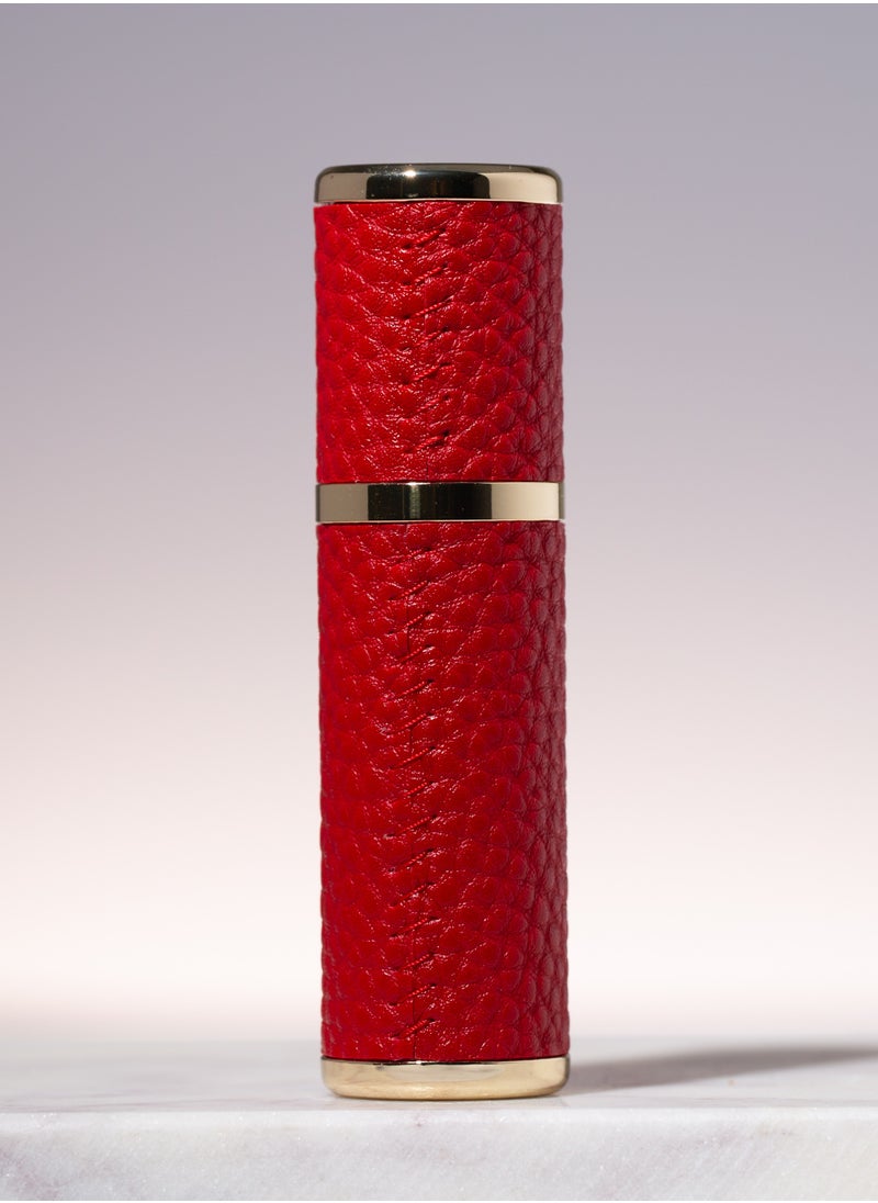 General 5ml Empty Refillable Leather Perfume Bottle (RED color)  - Image 3