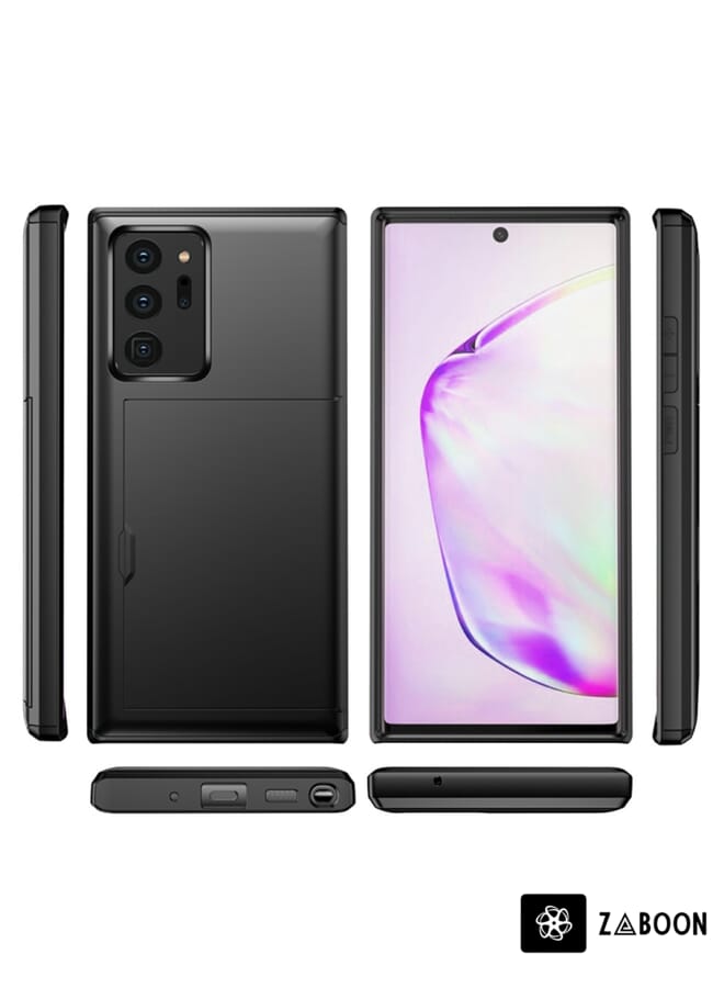 Zaboon Protective Case Cover For Samsung Note20 Ultra Shockproof Rugged Armor Protective Case with Card Slot - Image 3