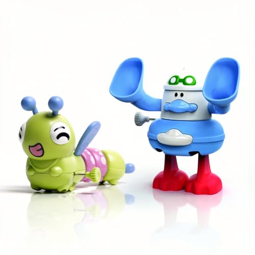 Innovitoy Fun Toy Combo – Caterpillar & Somersaulting Duck Wind-Up Toys for Kids | Durable, Safe & Entertaining | Pack of 2 - Image 1